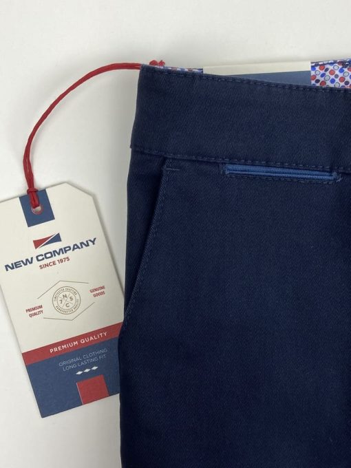 Παντελόνι χειμωνιάτικο Slim-Fit New Company Μπλε