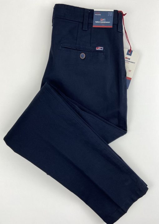 Παντελόνι χειμωνιάτικο Slim-Fit New Company Μπλε