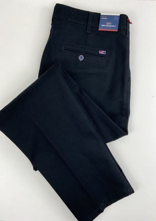Παντελόνι χειμωνιάτικο Classic-Fit New Company Μαύρο