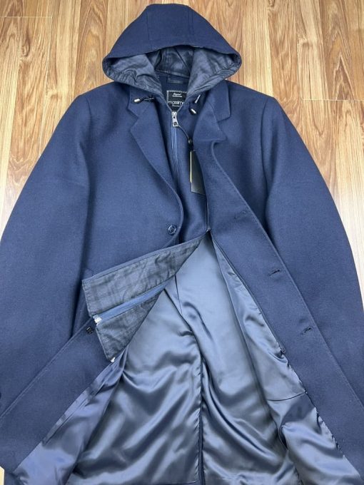 Παλτό με κουκούλα Massimo Μπλε