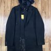 Παλτό με κουκούλα Massimo Μαύρο