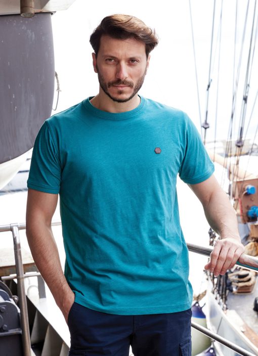 Μπλούζα T-shirt Turquoise Visconti | 2782-7
