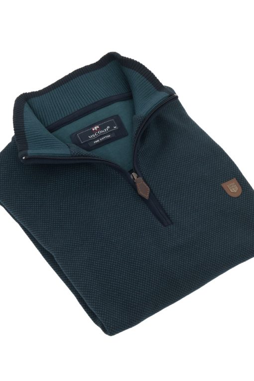 Μπλούζα Half Zip Visconti Petrol | 2792-7